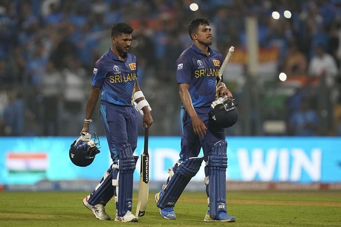 CWC 2023 : भारत के खिलाफ श्रीलंका ने बनाया वर्ल्ड कप का सबसे शर्मनाक रिकॉर्ड, पावरप्ले में की सबसे खराब बल्लेबाजी