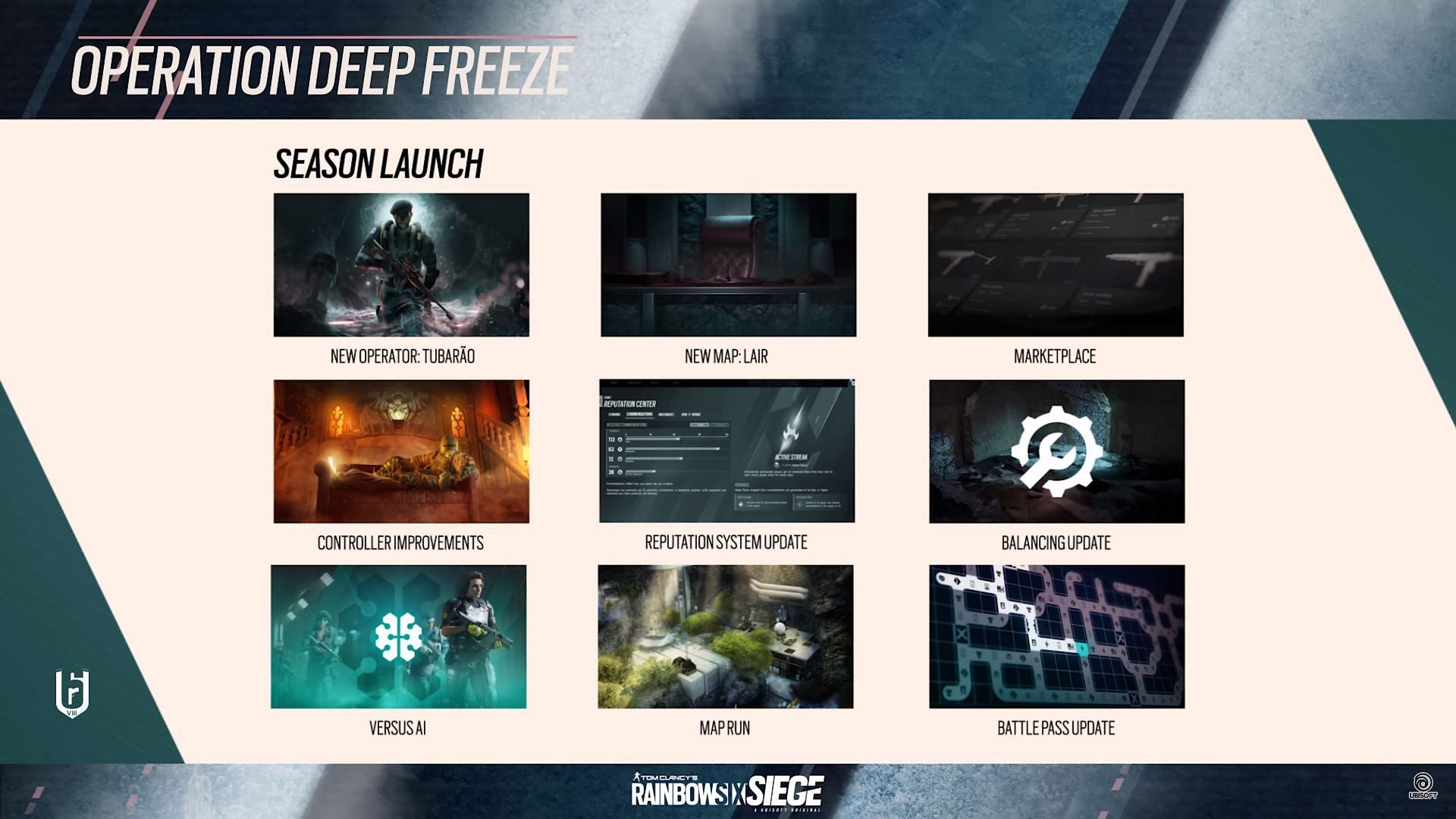 Season launch panel for Operation Deep Freeze (Image via Ubisoft)