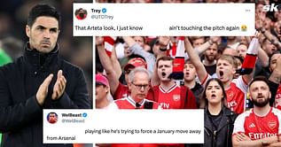 “Ain’t touching the pitch again”, “All he does is cause panic” - Fans blast 25-year-old Arsenal star despite late 1-0 win over Brentford