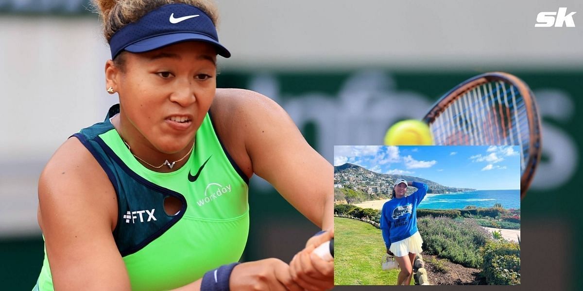 Naomi Osaka blue Nike kit. 8TH Nov