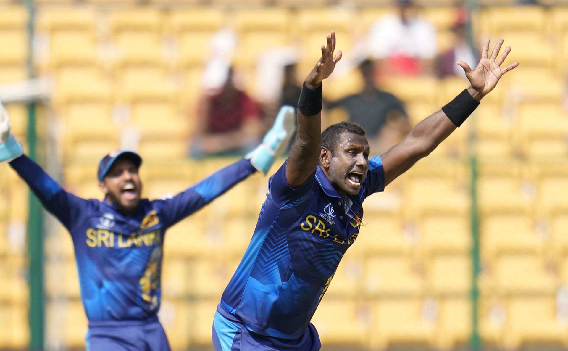 Angelo Mathews has been batting at No. 7 for Sri Lanka