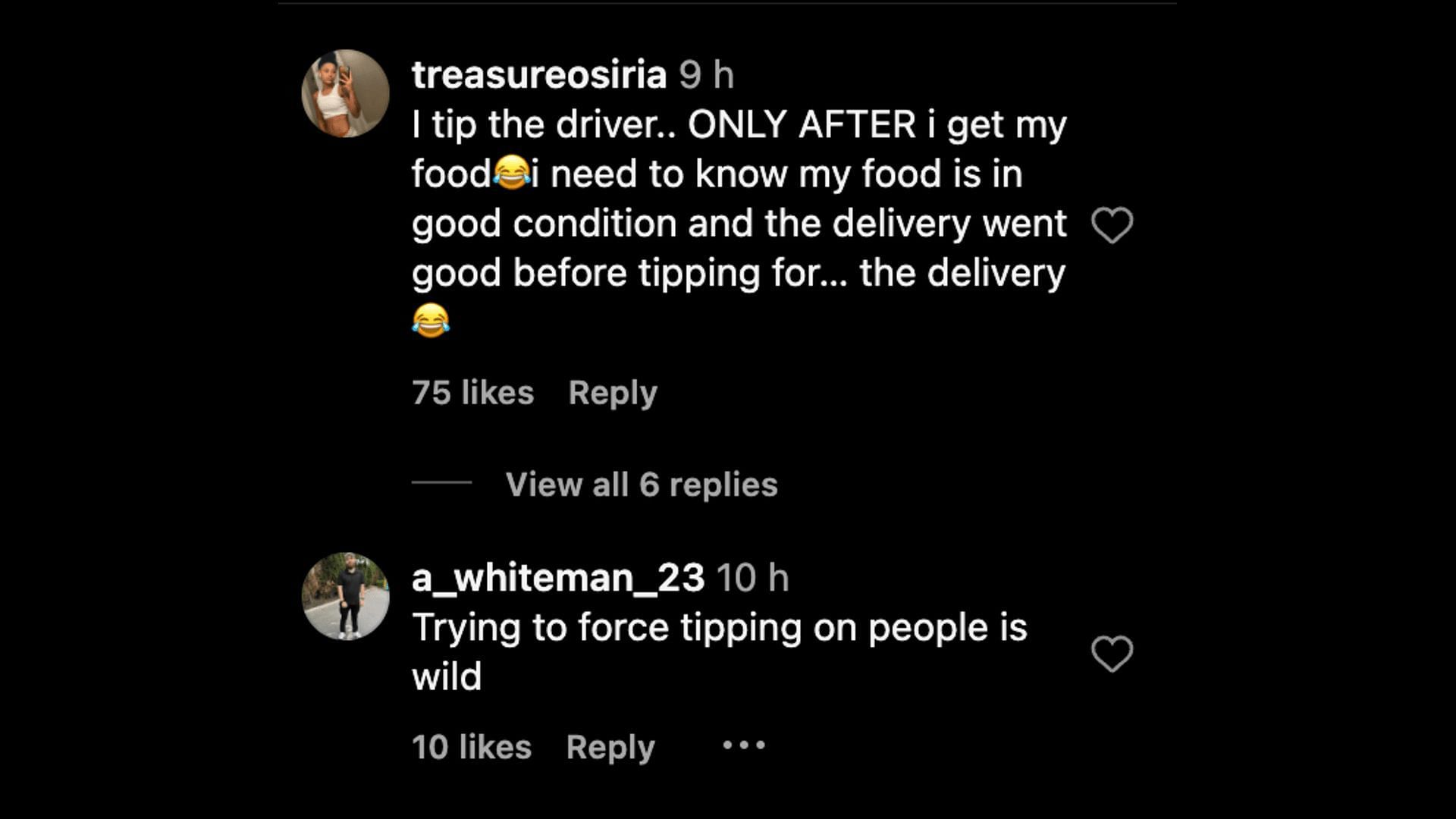 Social media users bashed the delivery app as they announced delayed deliveries for customers who won&#039;t tip: Reactions explored (Image via Instagram)