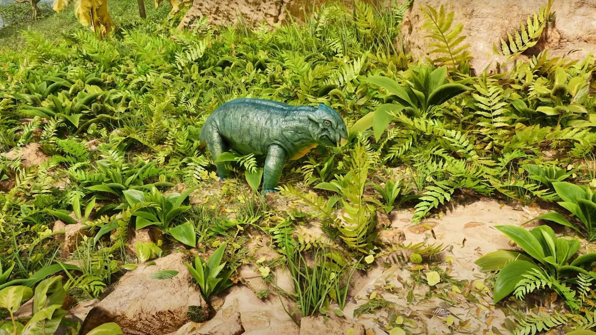 The Lystrosaurus is a passive tame which provides an XP boost to other tames (Image via Studio Wildcard)