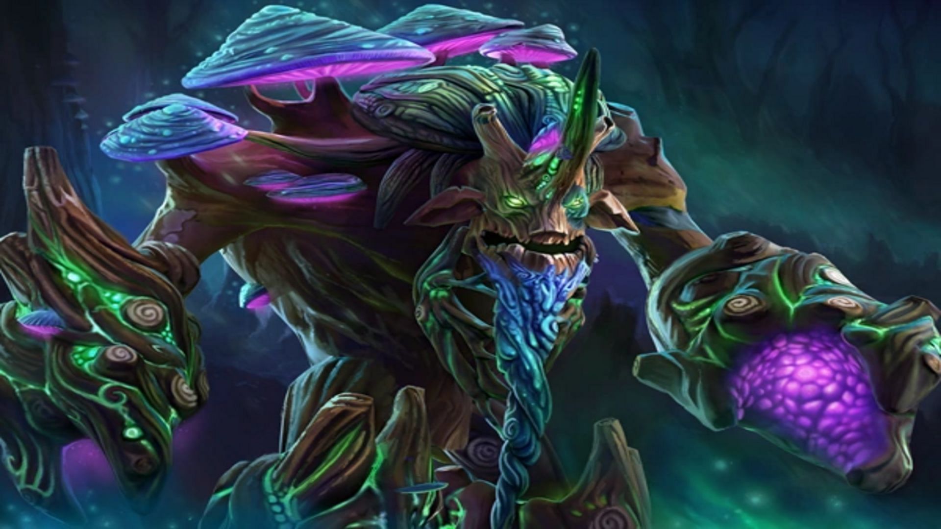 Treant Protector&#039;s Agaric Flourish set (Image via Dota 2)