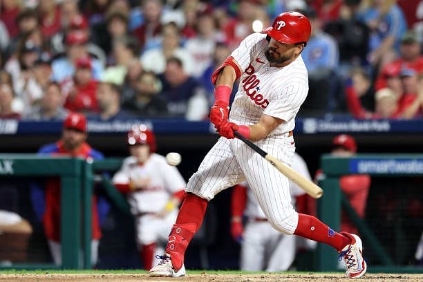 Kyle Schwarber, Source:- Getty Images/ Tim Nwachukwu