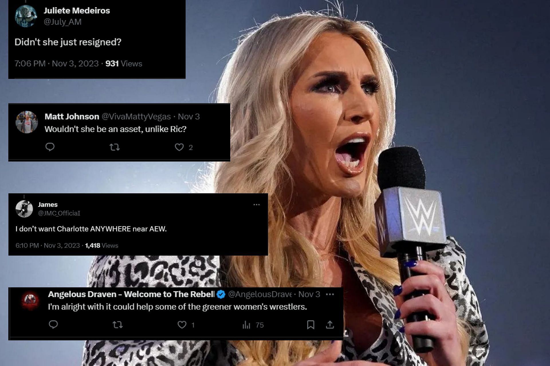 Social media is talking about  a possible Charlotte AEW run