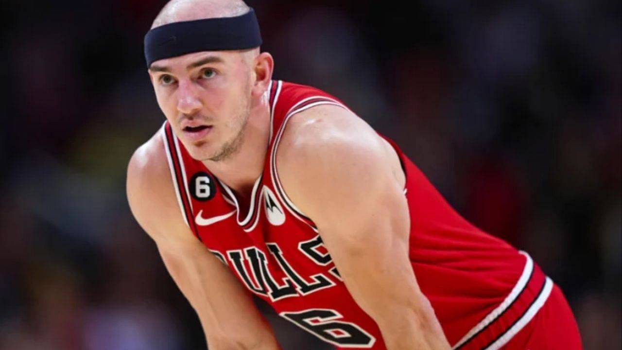 Alex Caruso in Chicago Bulls uniform