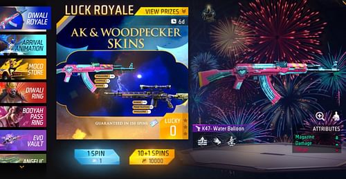 A new Diwali Royale has started in the game (Image via Garena)