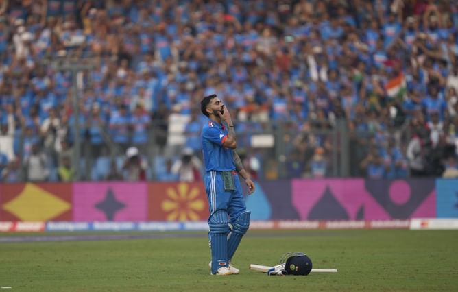 Kohli slams record 50th ODI ton, Shreyas hits 105 as India post 397/4 in 1st semi-final of 2023 World Cup against New Zealand