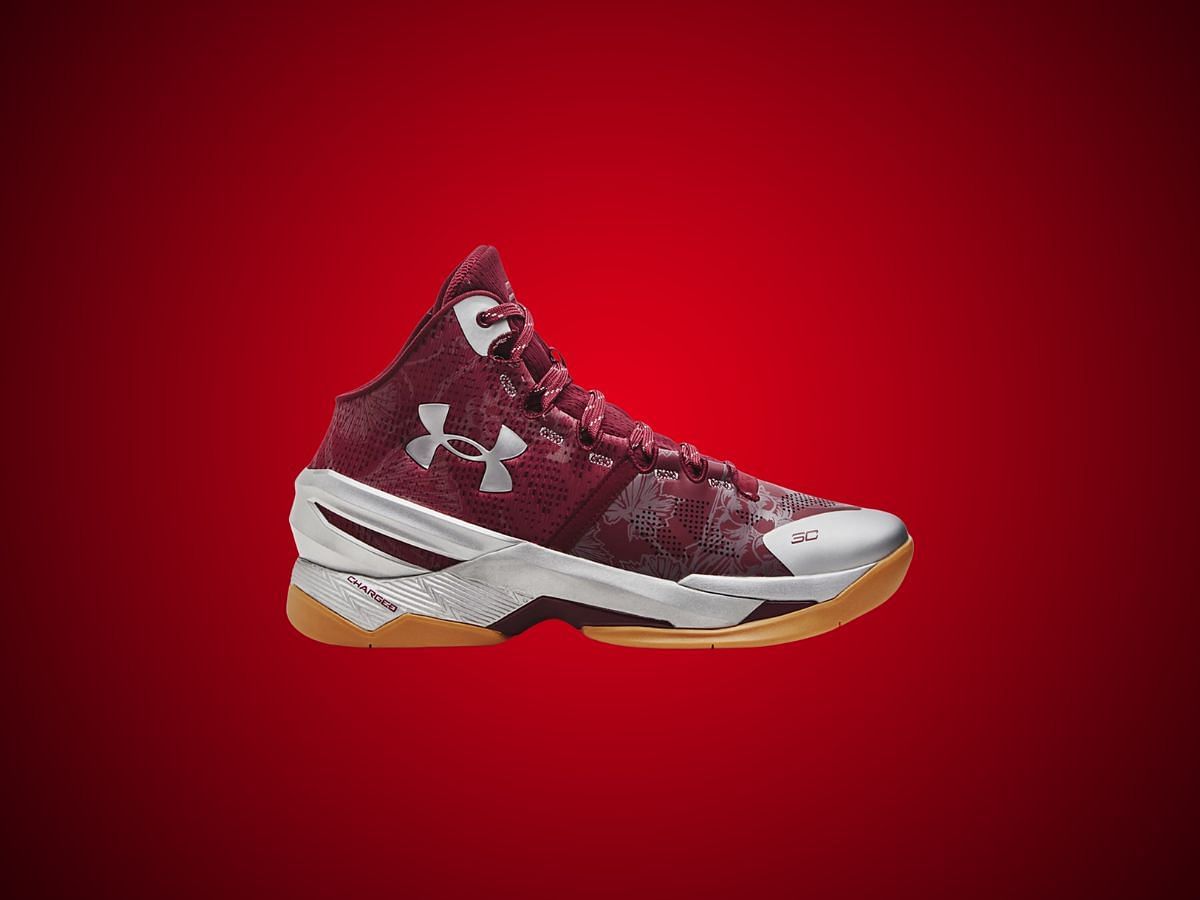 The Curry 2 Retro basketball shoes (Image via Under Armour)