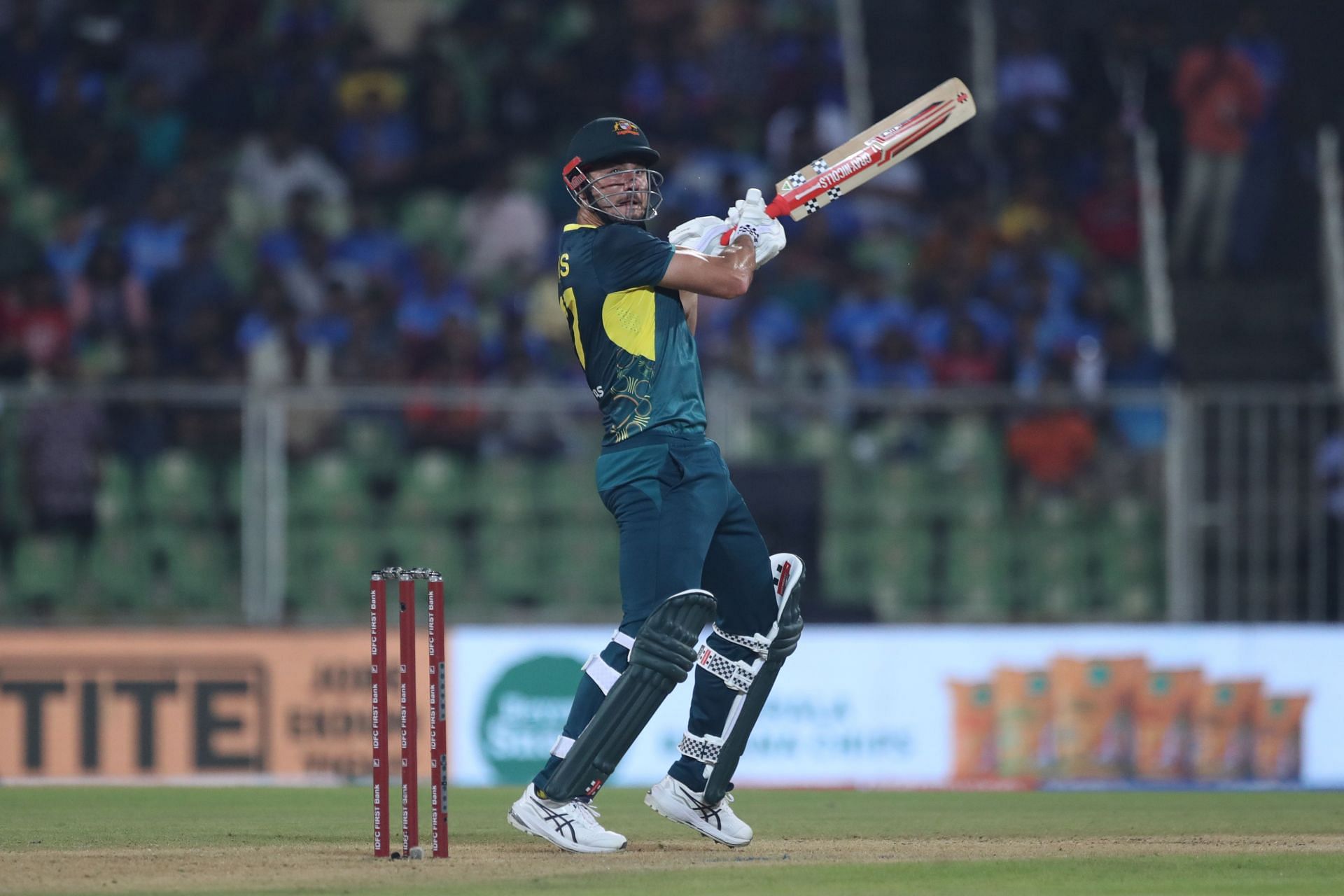 Marcus Stoinis during India v Australia - T20I Series: Game 2