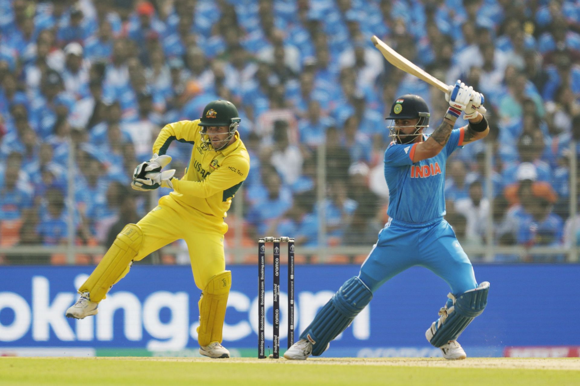 Virat Kohli batting in the final against Australia. (Pic: AP)