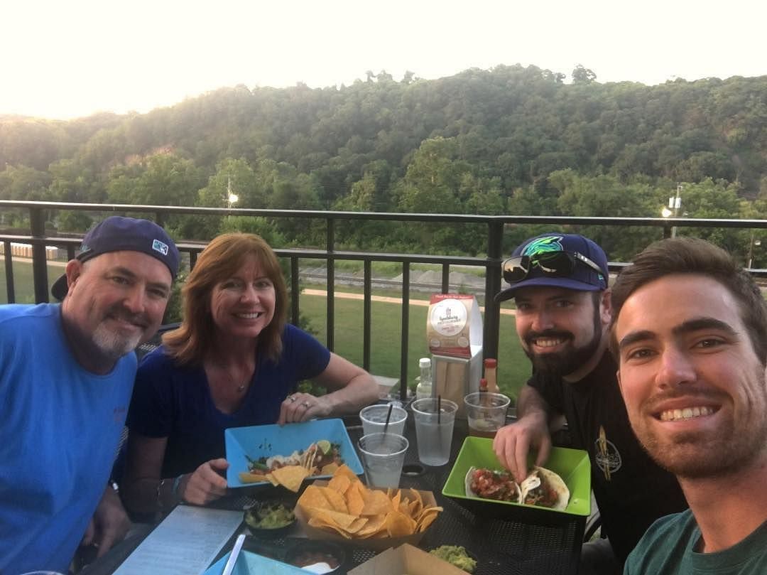 Shane Bieber with his parents and brother, Source:- Instagram, @shanebieber