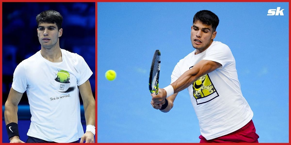 Carlos Alcaraz is currently playing at the ATP Finals in Turin.