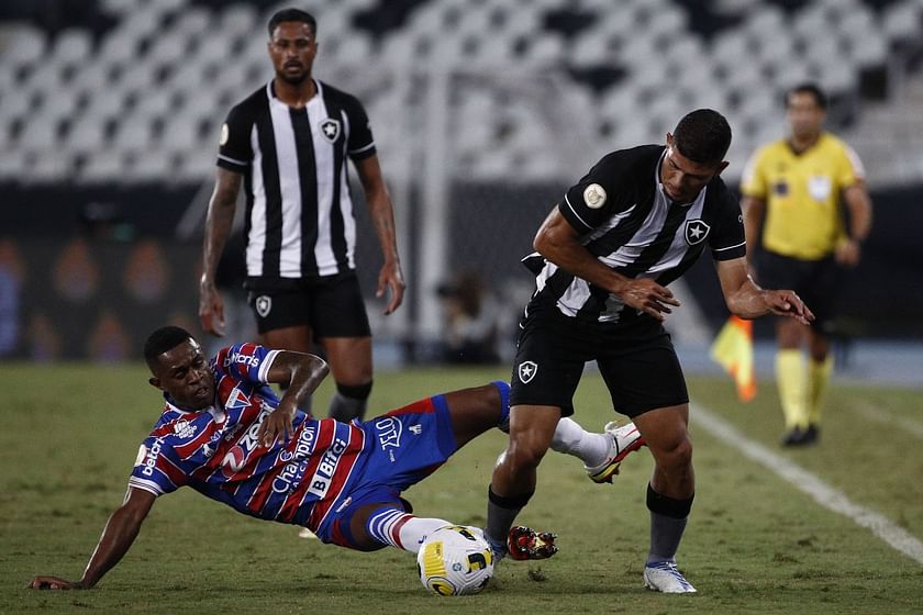 CE - Fortaleza - 09/04/2022 - BRAZILIAN A 2022, FORTALEZA X BOTAFOGO -  Marccal player from Fortaleza celebrates his goal during a match against  Botafogo at the Arena Castelao stadium for the