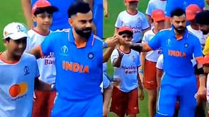 [Watch] Kids gather around Virat Kohli to wish him a happy birthday ahead of IND vs SA 2023 World Cup match