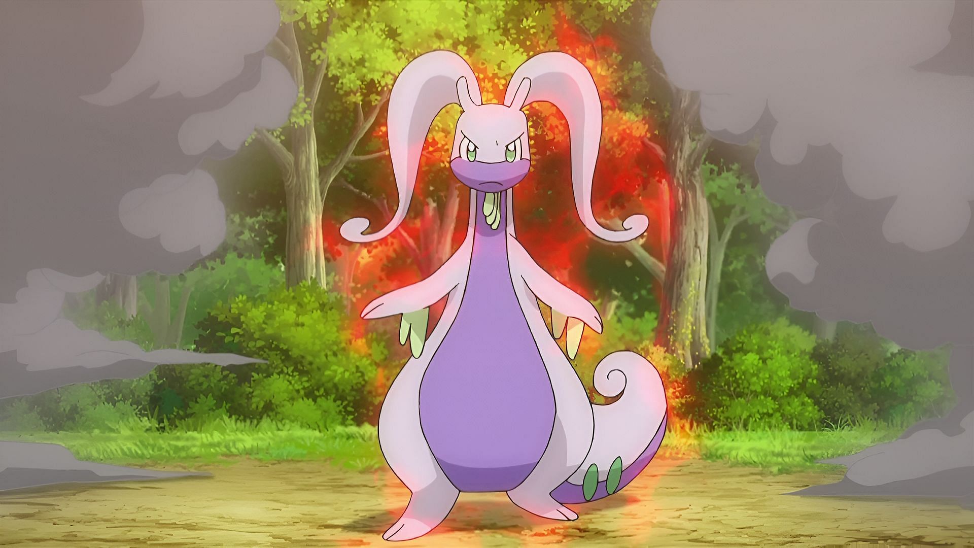 Creatures like Goodra can shrug off Special Attacks with a Careful Nature (Image via The Pokemon Company)