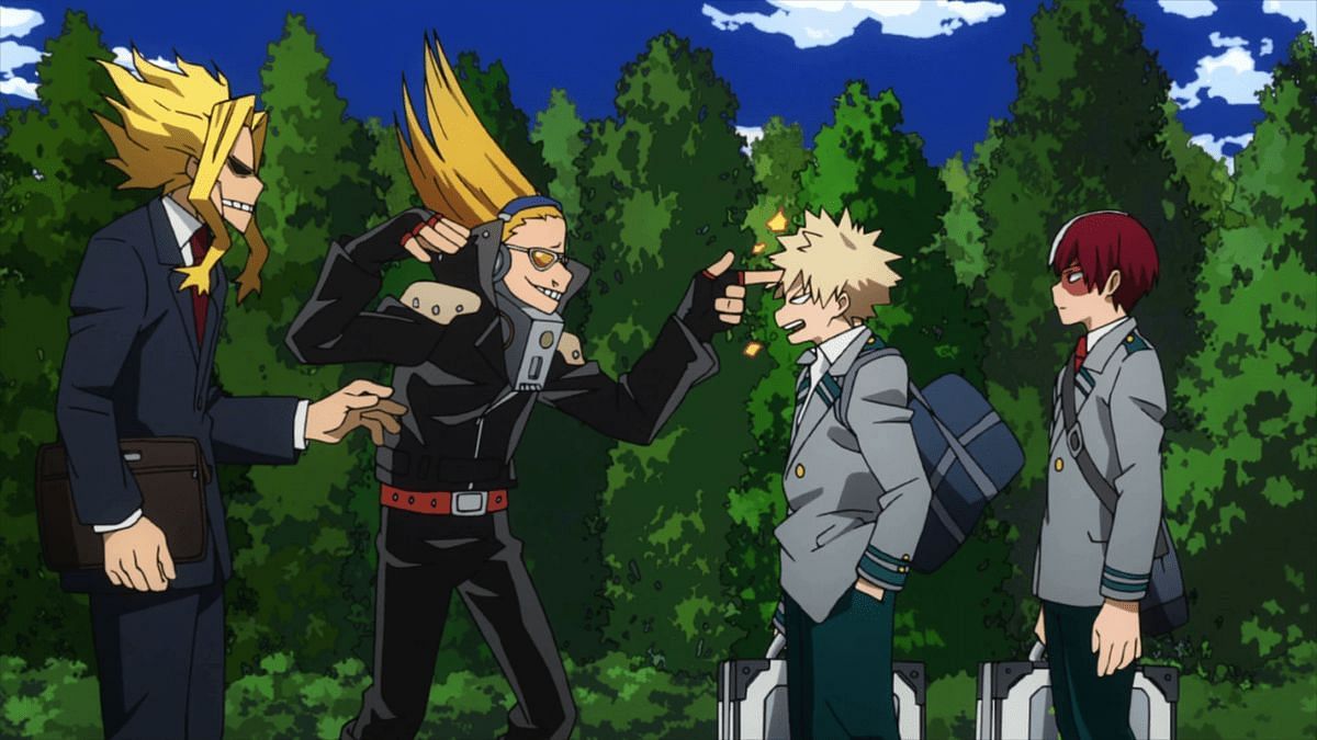 Todoroki and Bakugo in the Remedial Course Arc(image via Studio Bones)