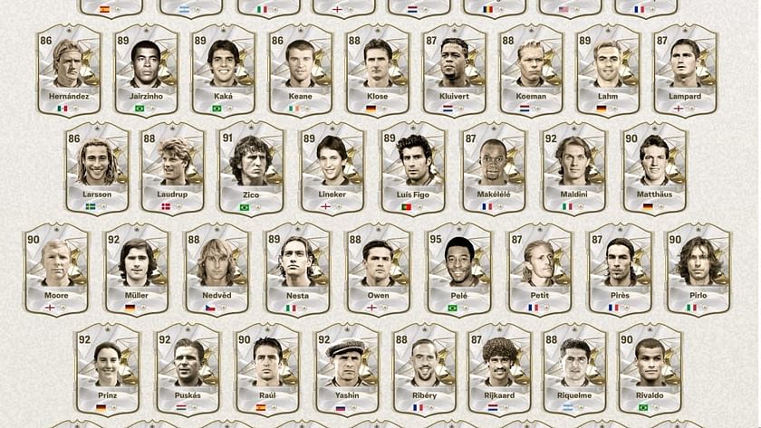 EA FC 24 Max 89 Icon Upgrade SBC: All players you can get