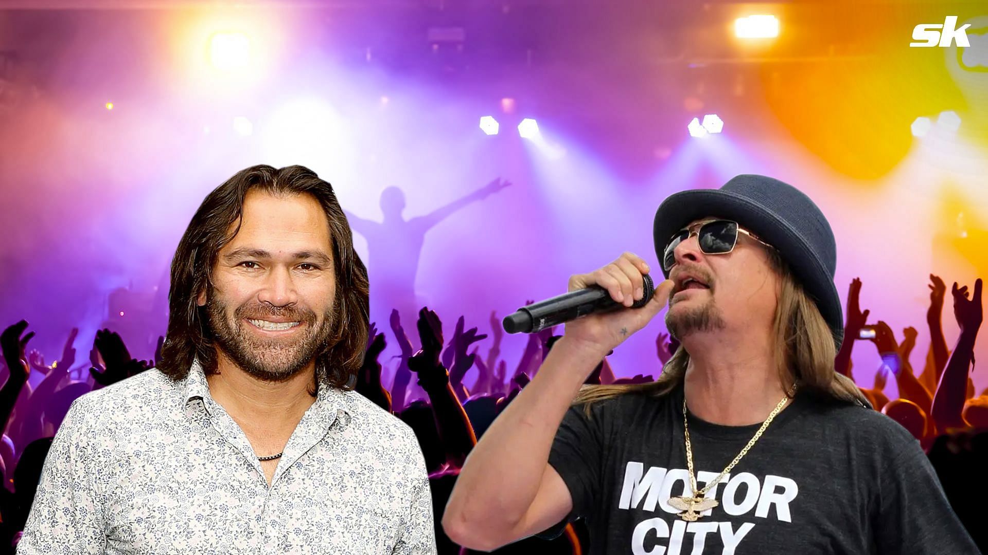 Baseball glory meets rock royalty as former World Series champ Johnny Damon and rapper Kid Rock unite in a snapshot