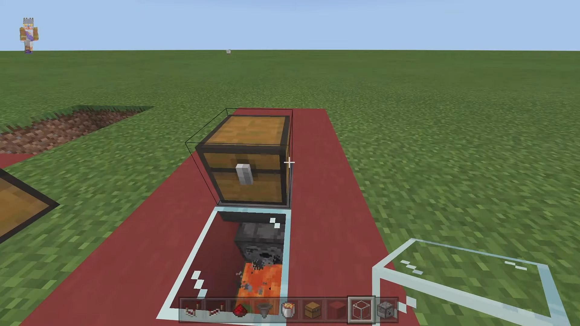 Minecraft fans can benefit from having a place to toss out extra blocks/items (Image via Ninebyte/YouTube)