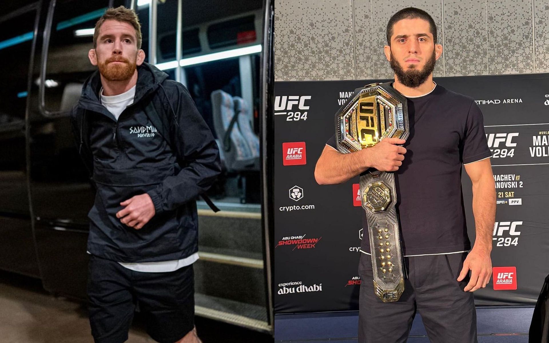 Cory Sandhagen (left) and Islam Makhachev (right) (Image credits @corysandhagenmma and @islam_makhachev on Instagram)
