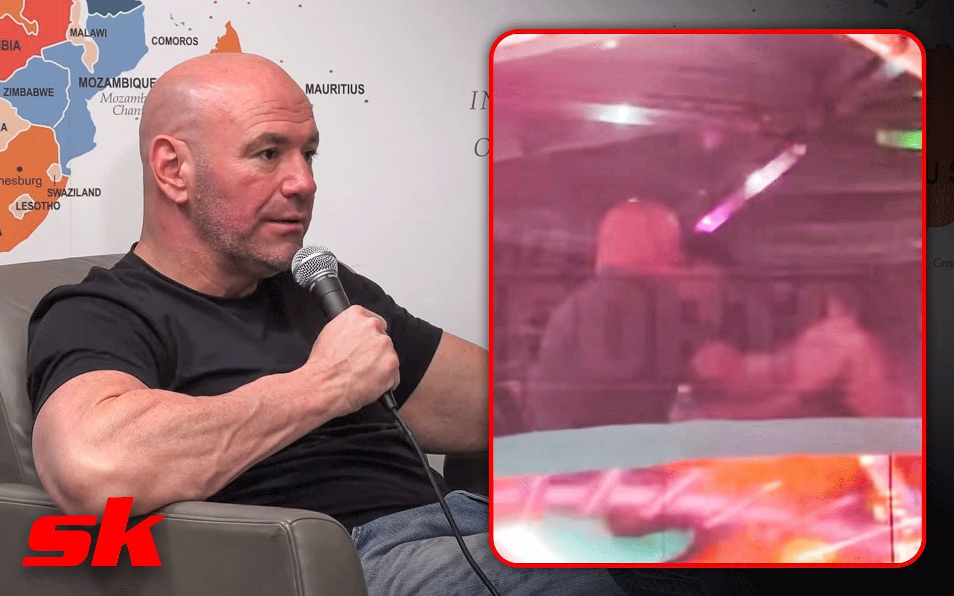 Dana White [Images via: @Bussin