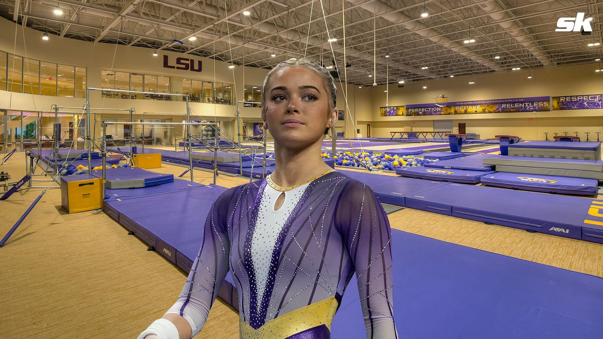 Olivia Dunne is a famous LSU gymnast