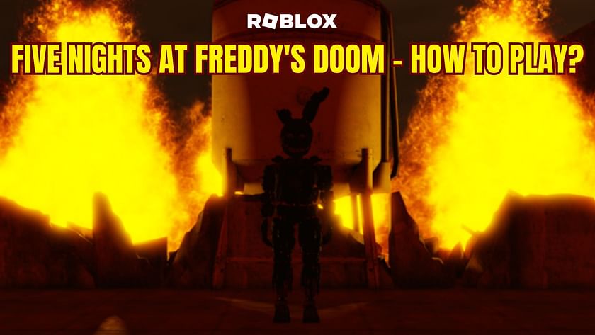 Bro i was scared for my life(Game name:fnaf doom on roblox)#fnaf#scary