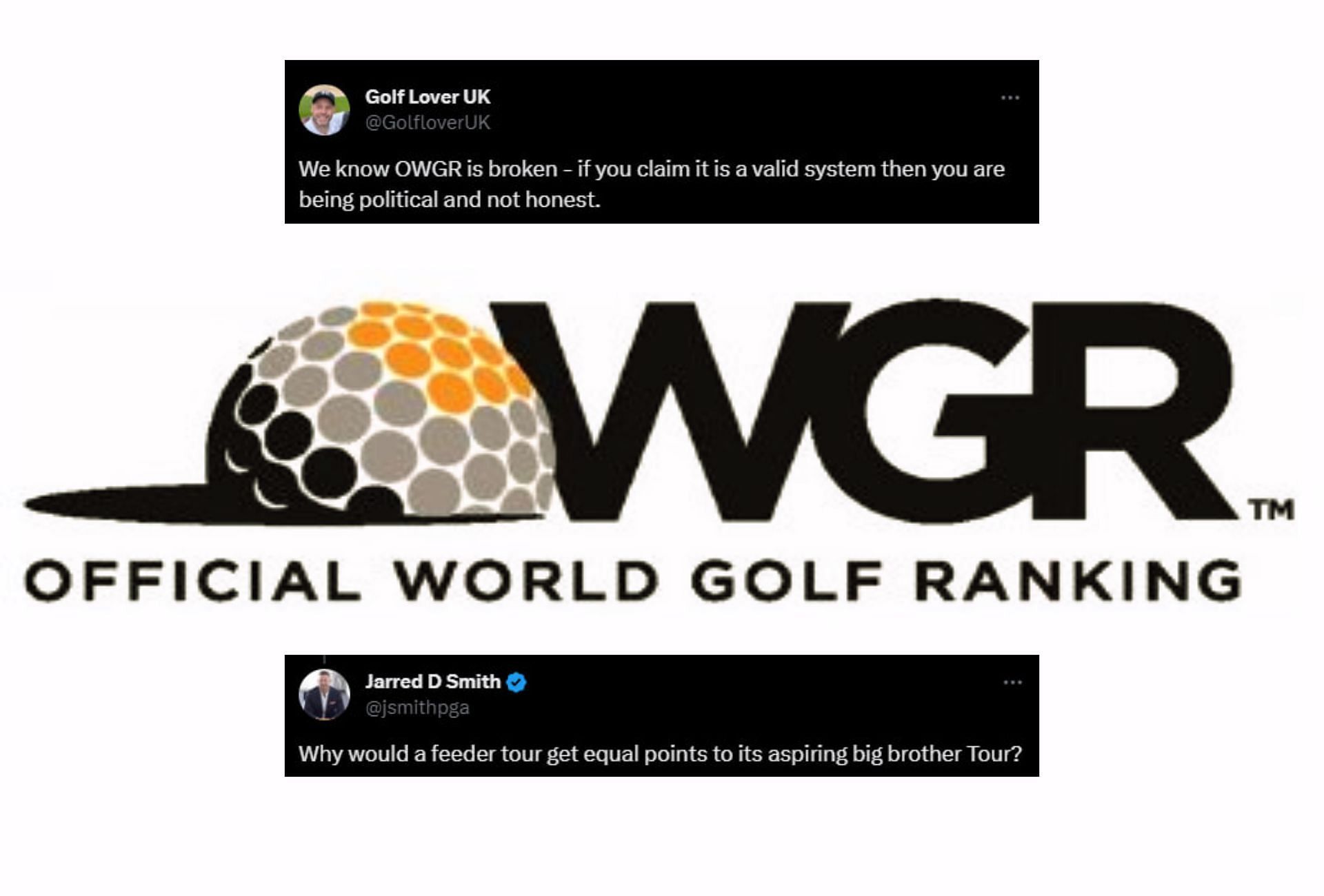 OWGR is once again exposed to public scrutiny (Image via X @OWGRltd).