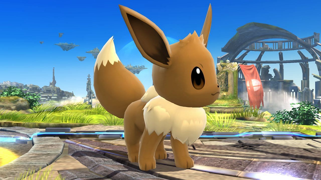Eevee as seen in Super Smash Brothers for the Wii U (Image via Nintendo)