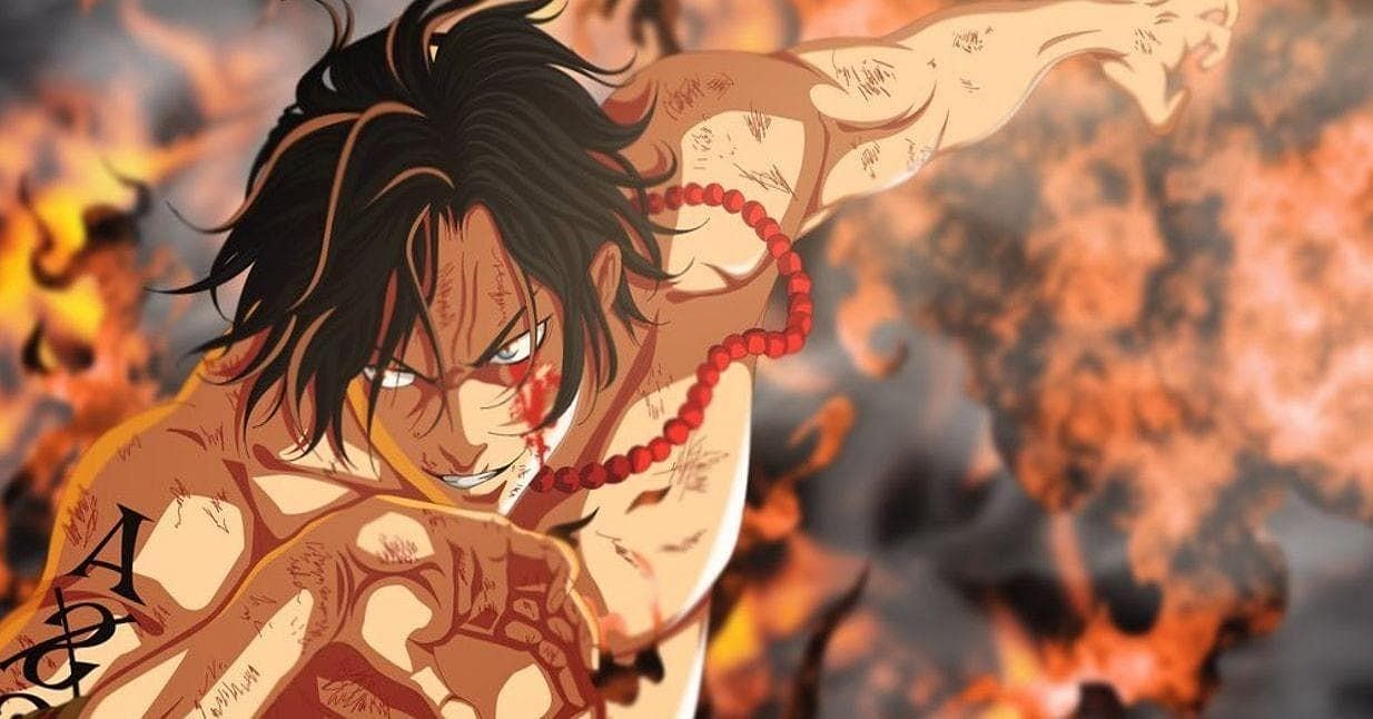 Ace&#039;s sacrifice to save Luffy in the Marineford Arc, Episode 483 (Image via Toei Animation)
