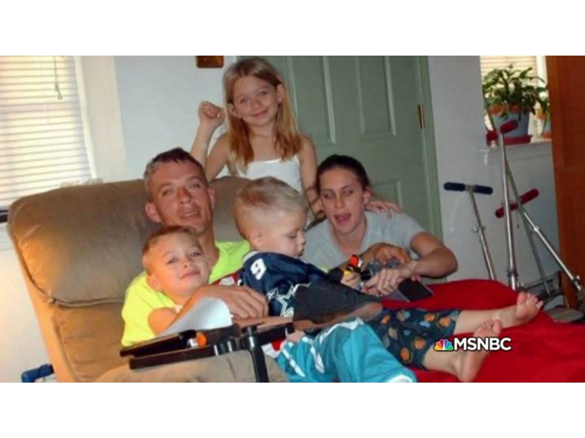 The Mengel family (Image via MSNBC)