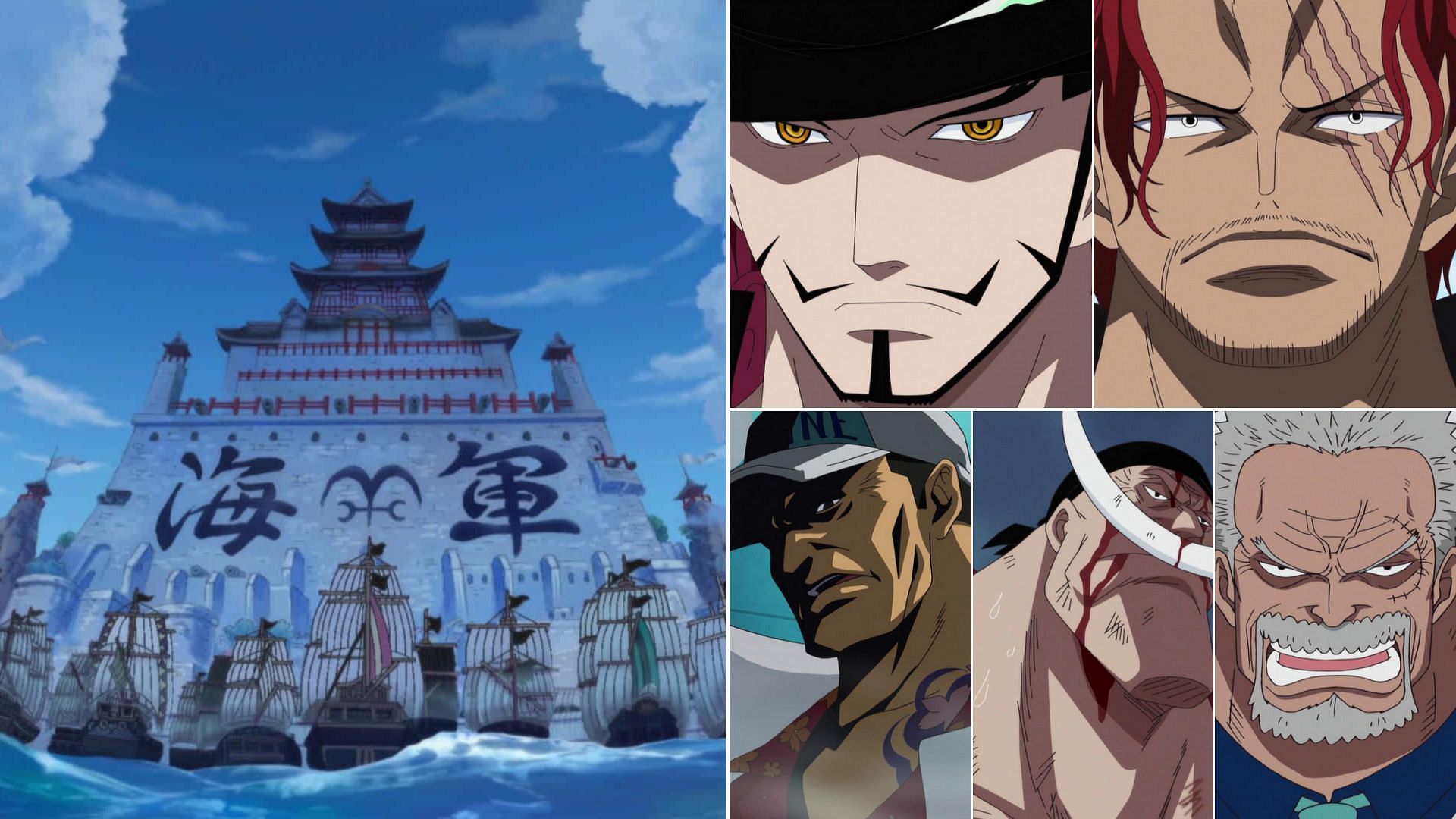 The five strongest One Piece characters in Marineford (Image via Toei Animation, One Piece)