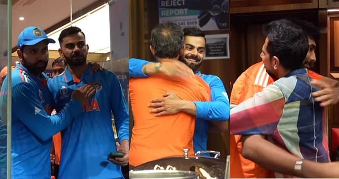 CWC 2023 : न्यूजीलैंड के खिलाफ जीत के बाद भारतीय खिलाड़ियों ने मनाया जश्न, युजवेंद्र चहल भी ड्रेसिंग में आये नजर, देखें वीडियो