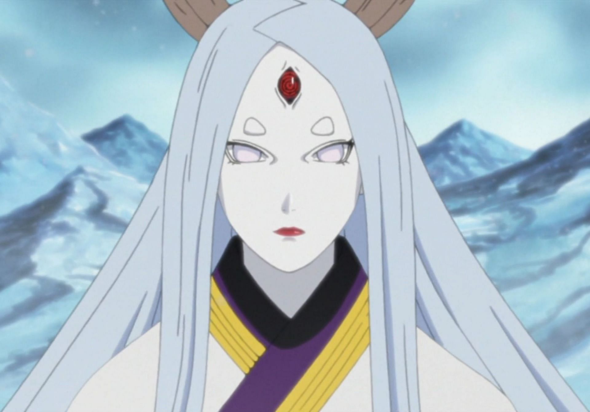 Kaguya Otsutsuki as seen in the Naruto anime (Image via Studio Pierrot)
