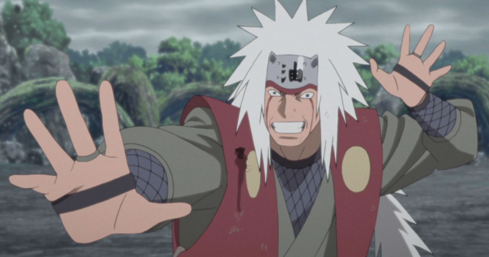 Jiraiya&#039;s tragic end fighting Pain in Episode 133 (Image via Studio Pierrot)