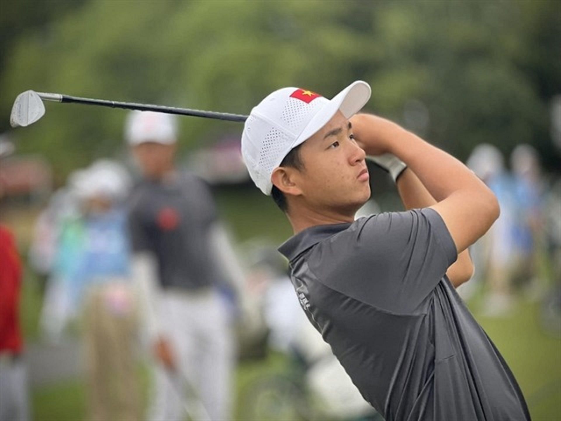 Nguyễn Anh Minh finished T7 at the 2023 Asia Pacific Amateur Championship (Image via golfnet.vn)