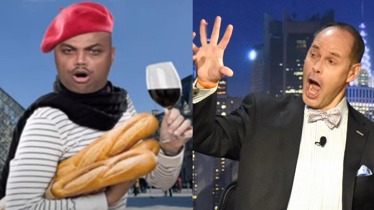 Charles Barkley tries to tell Ernie Johnson not to shout at him or he will get attacked by churros