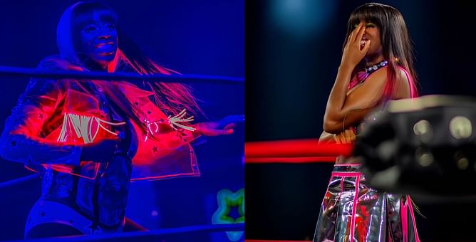 [Photo]- Legendary WWE Superstar poses with Trinity Fatu (Naomi) on social media