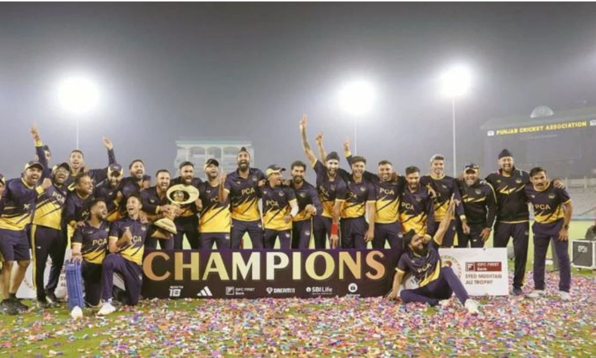 Punjab won their maiden SMAT title