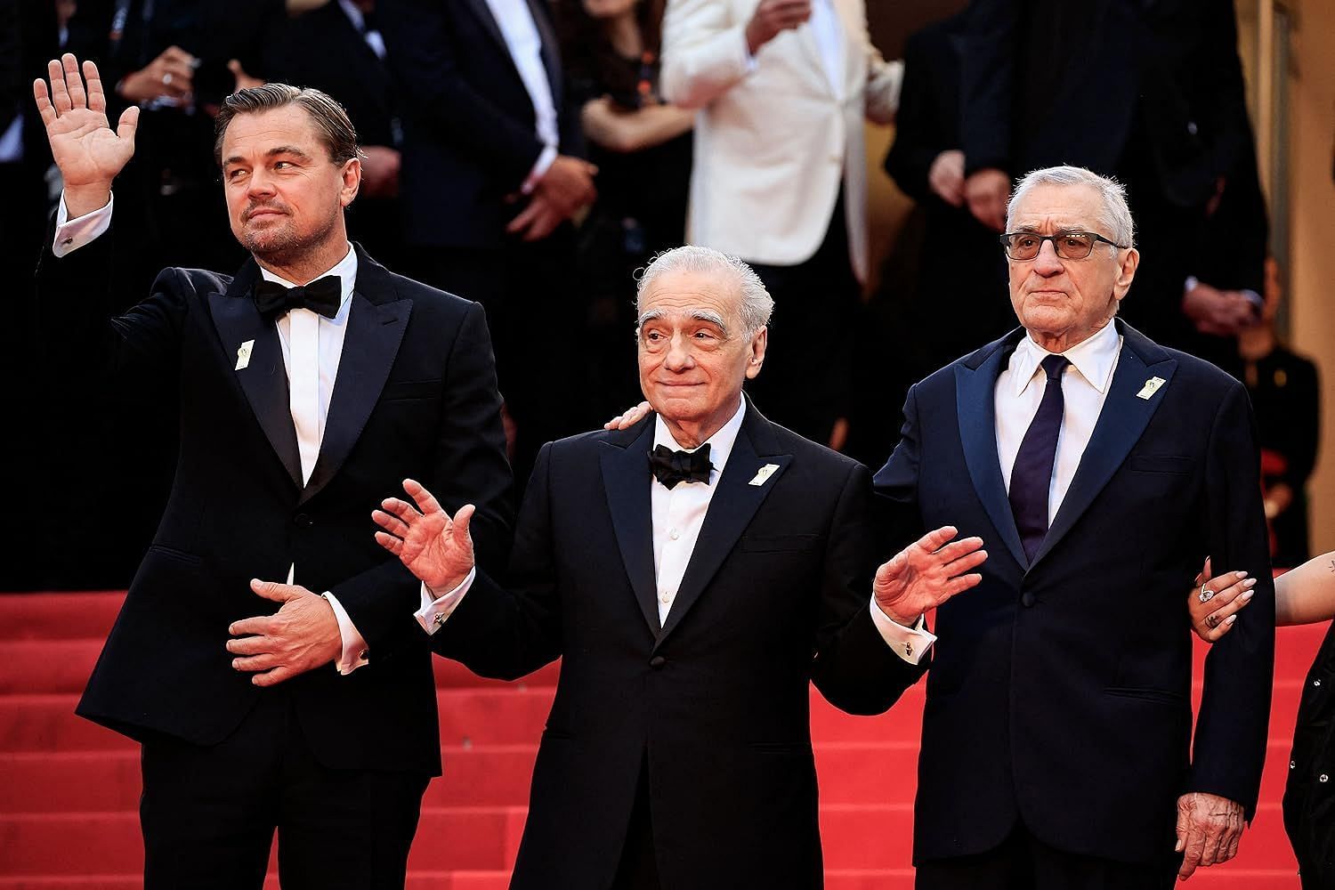 Leonardo DiCaprio, Martin Scorsese and Robert De Niro share the frame (Image via IMDB)