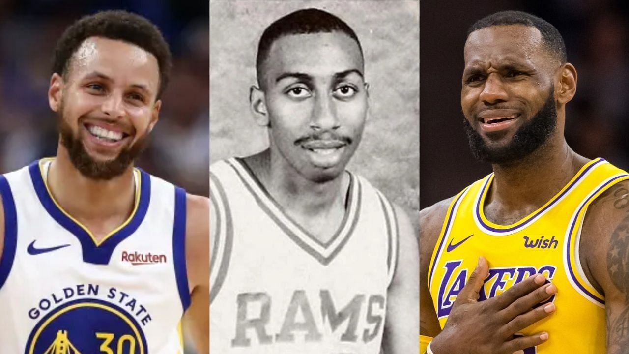 Steph Curry, Stephen A. Smith and LeBron James