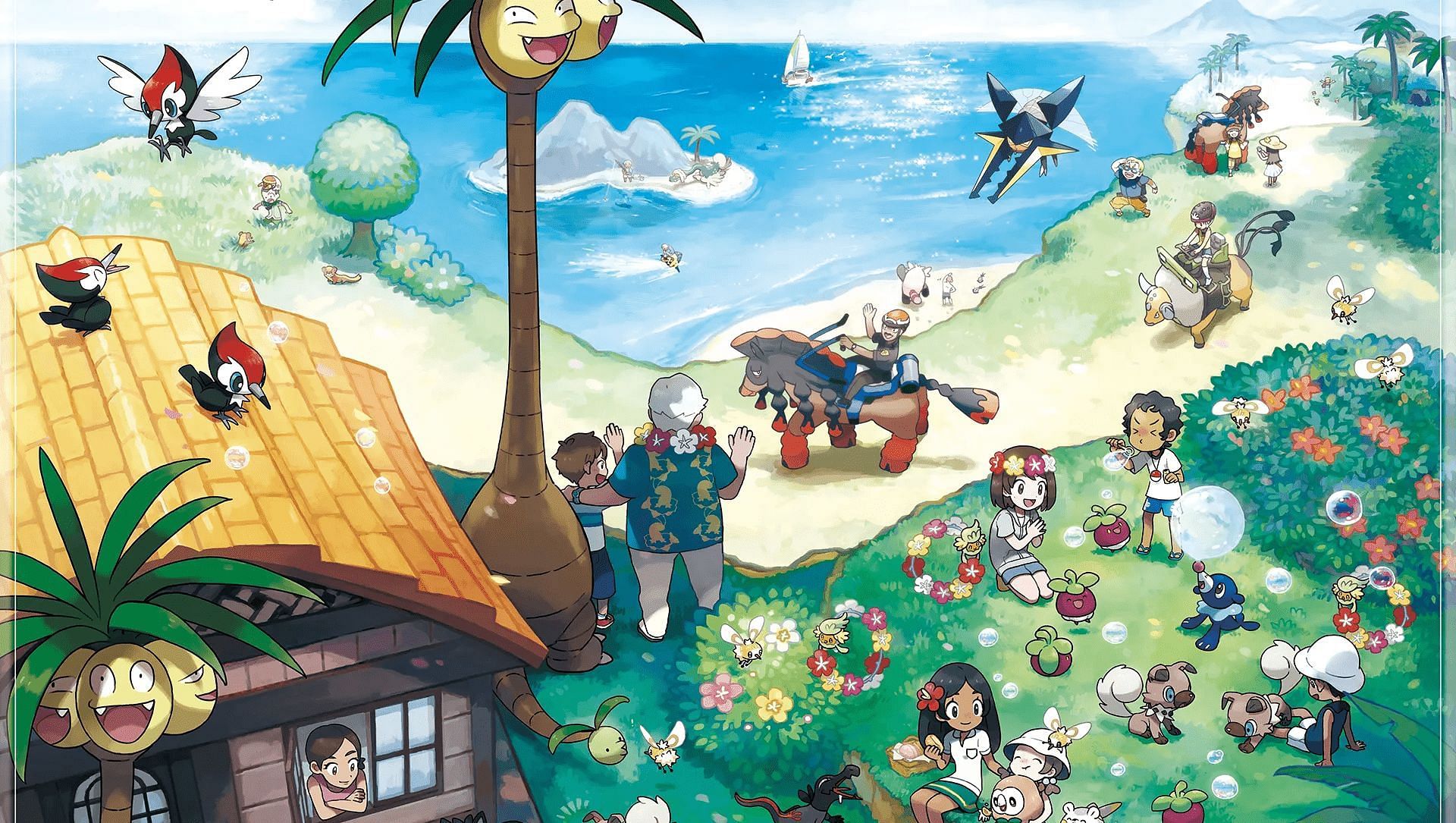 Sun and Moon shook up the traditional progression and added regional variants (Image via Game Freak)