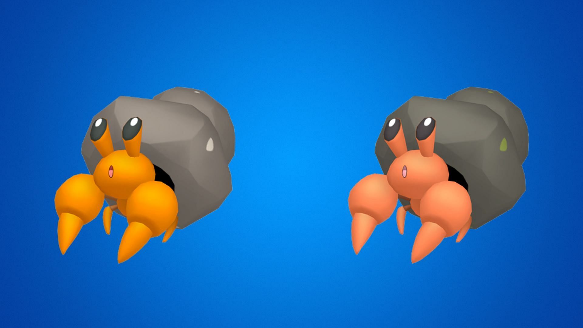 Regular and Shiny Dwebble (Image via TPC)