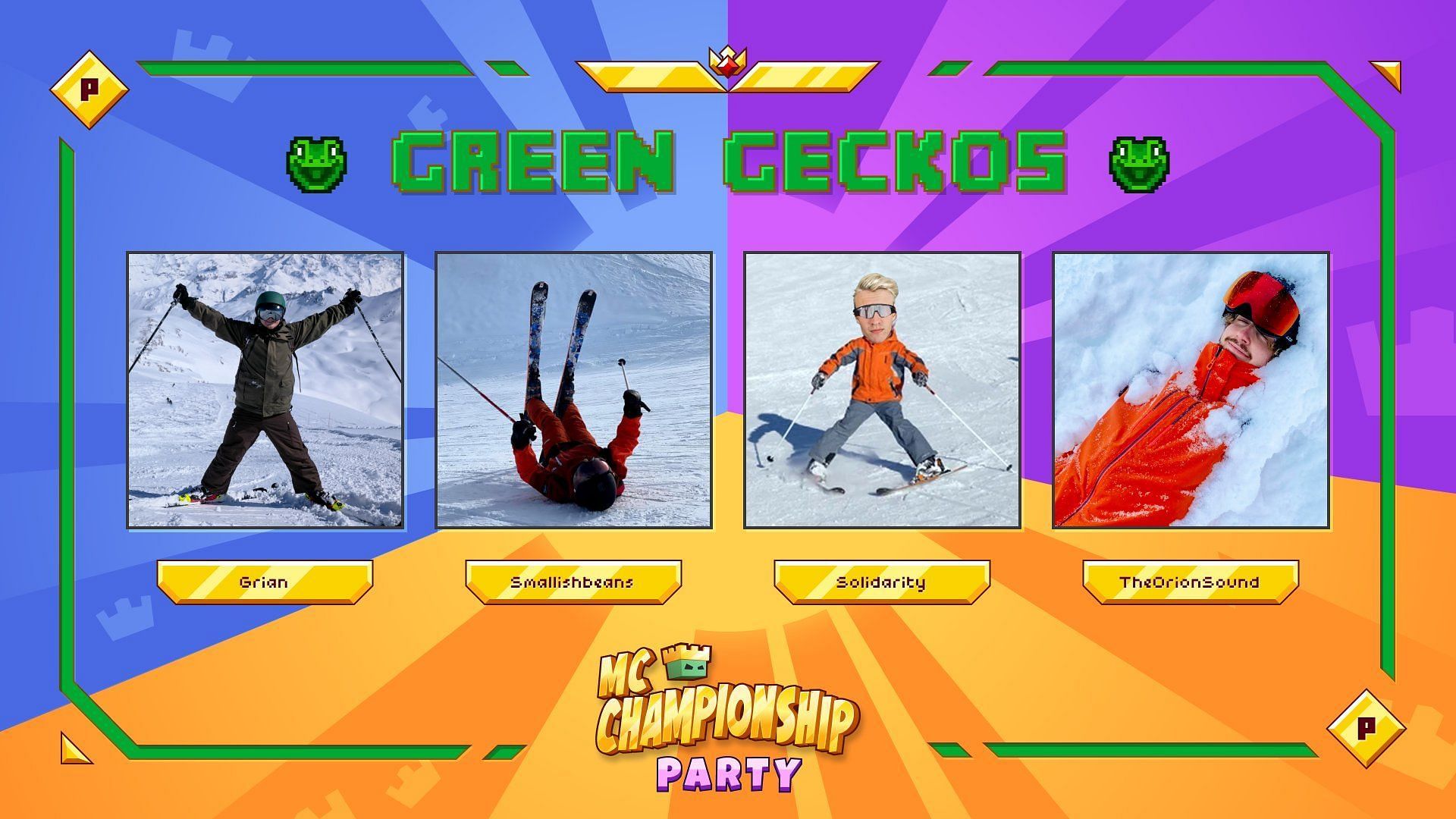 The Green Geckos for MCC Party (Image via Noxcrew)