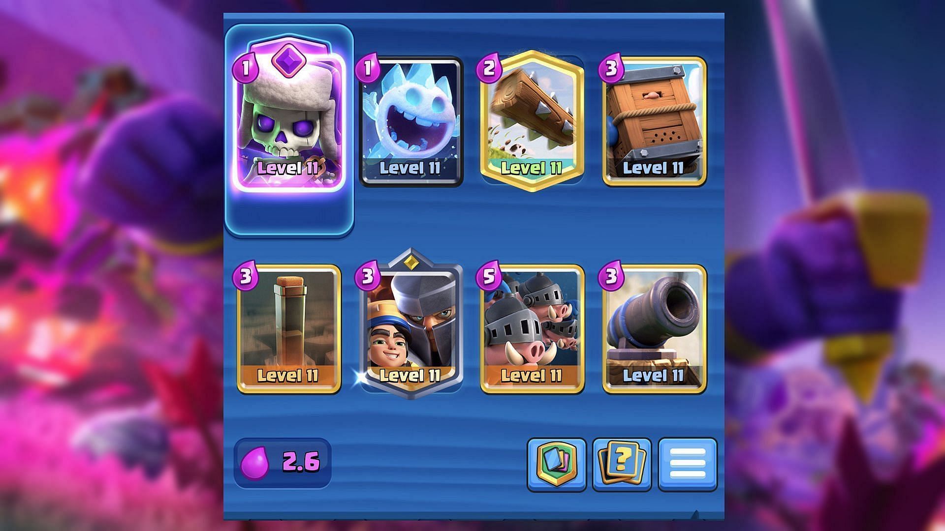 Royal Hogs cycle deck (Image via Sportskeeda || Supercell)