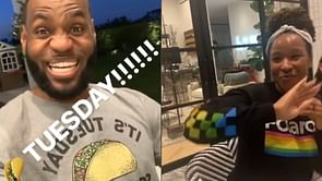 WATCH: Savannah James once hilariously refused to join LeBron James' 'Taco Tuesday' takeover with Anthony Davis