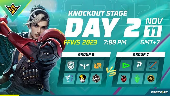 Free Fire World Series (FFWS) 2023 Knockout Day 2: Groups, map schedule, how to watch, and Day 1 results