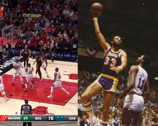 Watch: Jimmy Butler toys with Bulls as he successfully emulates Kareem Abdul-Jabbar's trademark skyhook